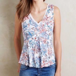 Deletta Amalia Peplum Tank